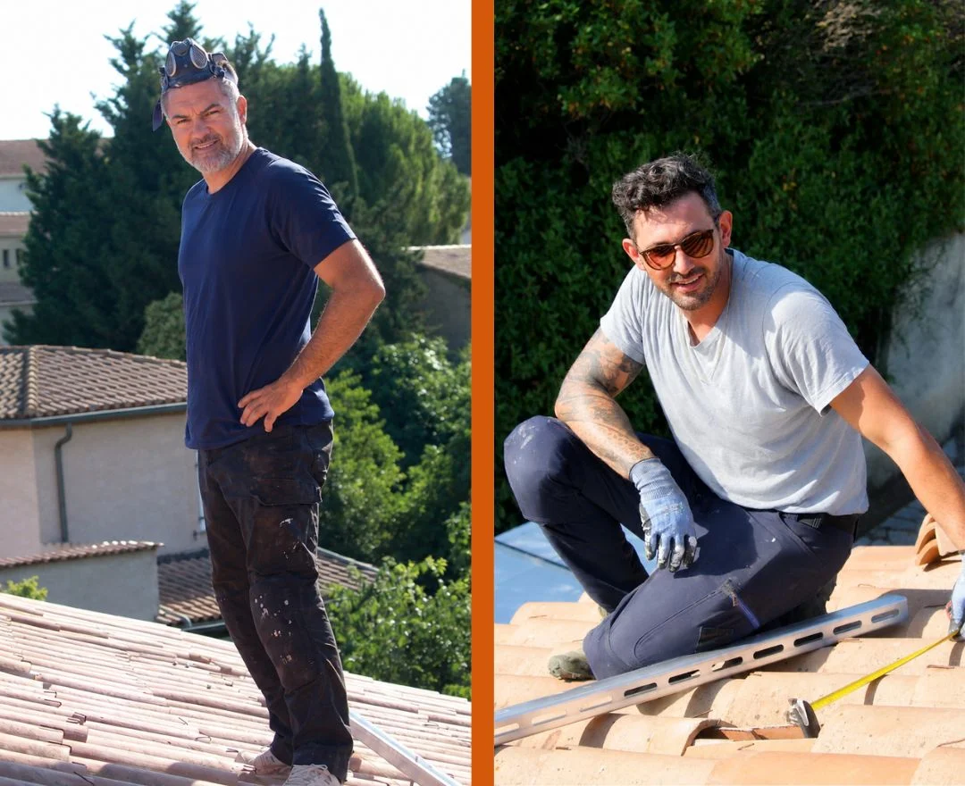 Julien et Damien, installateurs de panneaux solaires dans l'Hérault et le Gard
